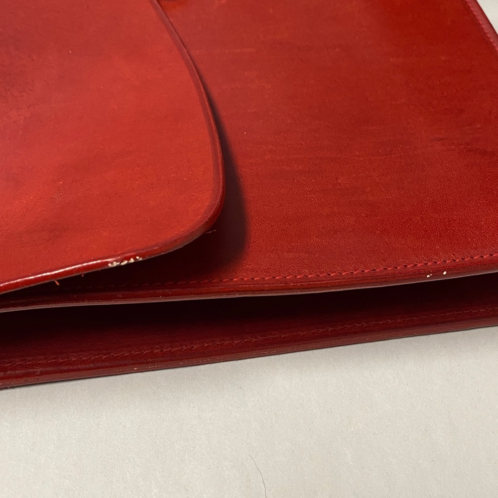 NWOT Dooney & Bourke ALTO RED Leather Messenger 15” x 10” x 4” Made in Italy🇮🇹 - Picture 14 of 16